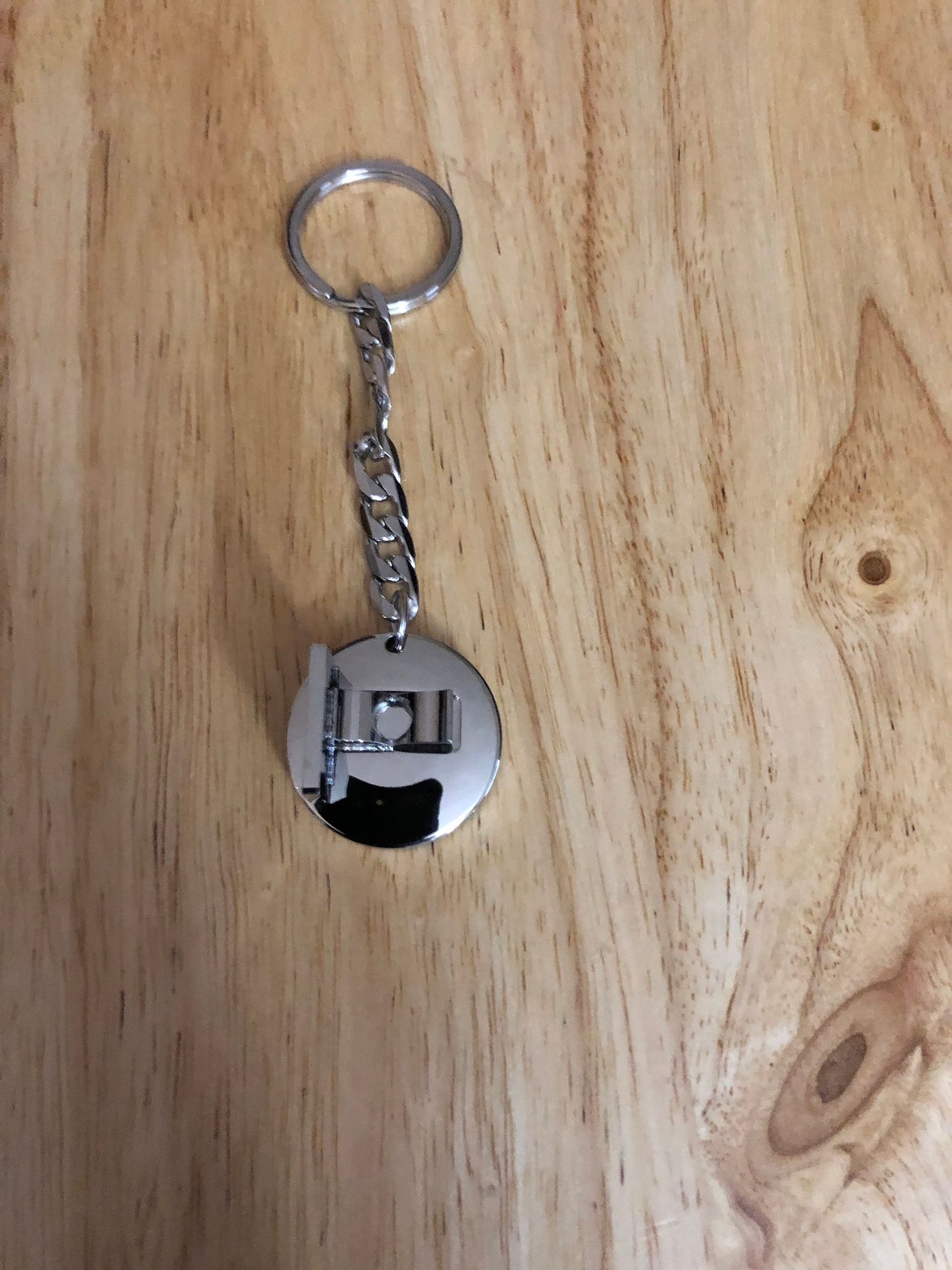 Stainless Steel Pancake Welding Helmet Keychain Etsy