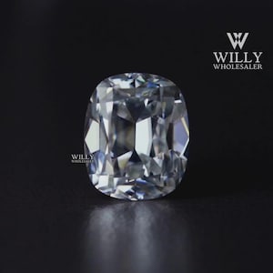 Fantastic 15x12 To 25x20 MM Elongated Old Mine Cushion Cut Loose Moissanite, Stunning Moissanite For Jewelry Making, Moissanite Wedding Ring