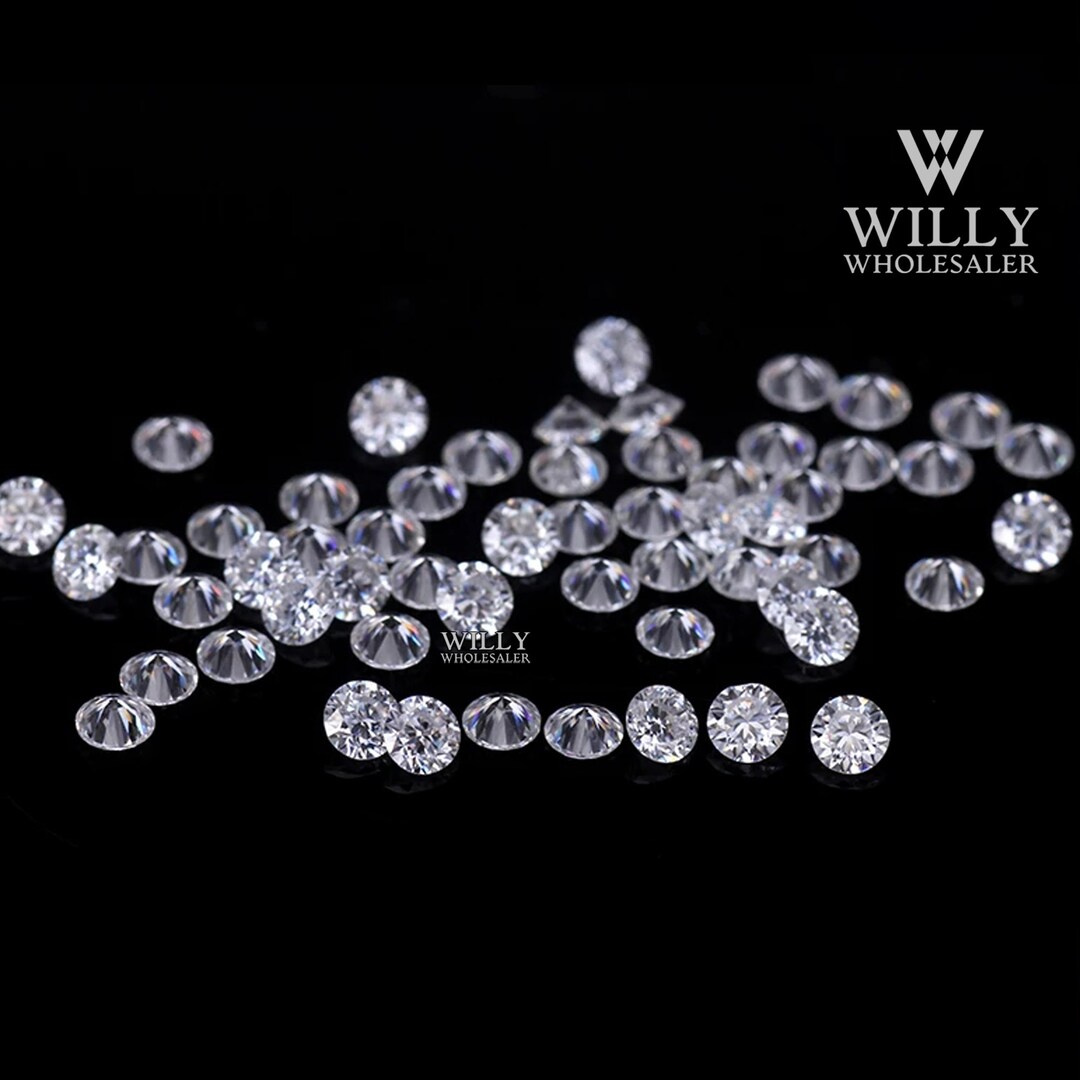 Pierre Moissanite Ronde 8 Mm (2 Carats) - Certifiée GRA, Qualité VVS1, Excellent Taille