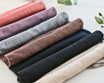 Linen Double layer placemat. Natural stonewashed linen placemats. Double Linen placemants. Soft linen table placemats.