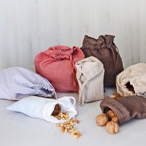 Linen storage bag, Zero Waste linen bag