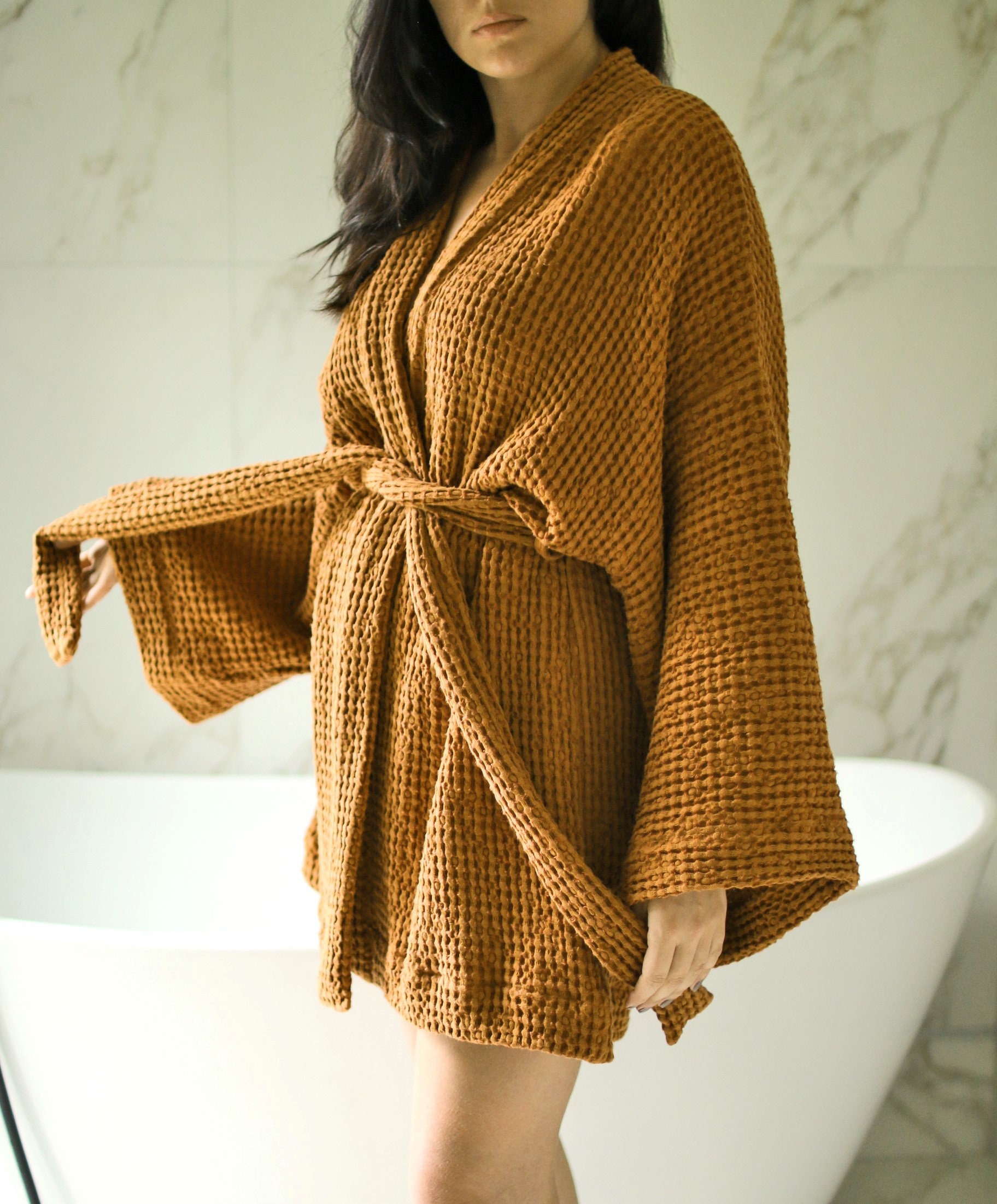 Etana Knit Cape in Orange Etana Knit Cape in Orange