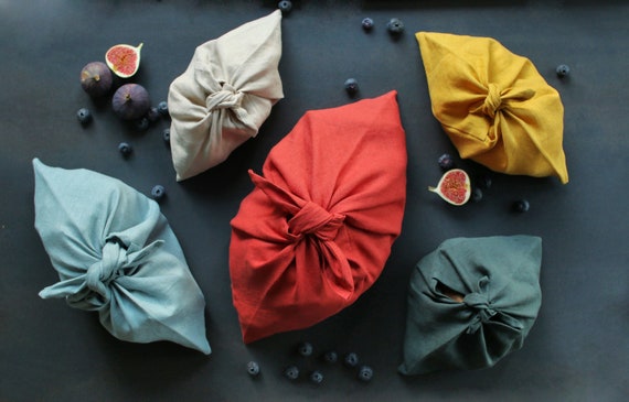 Linen bento bag hotsell