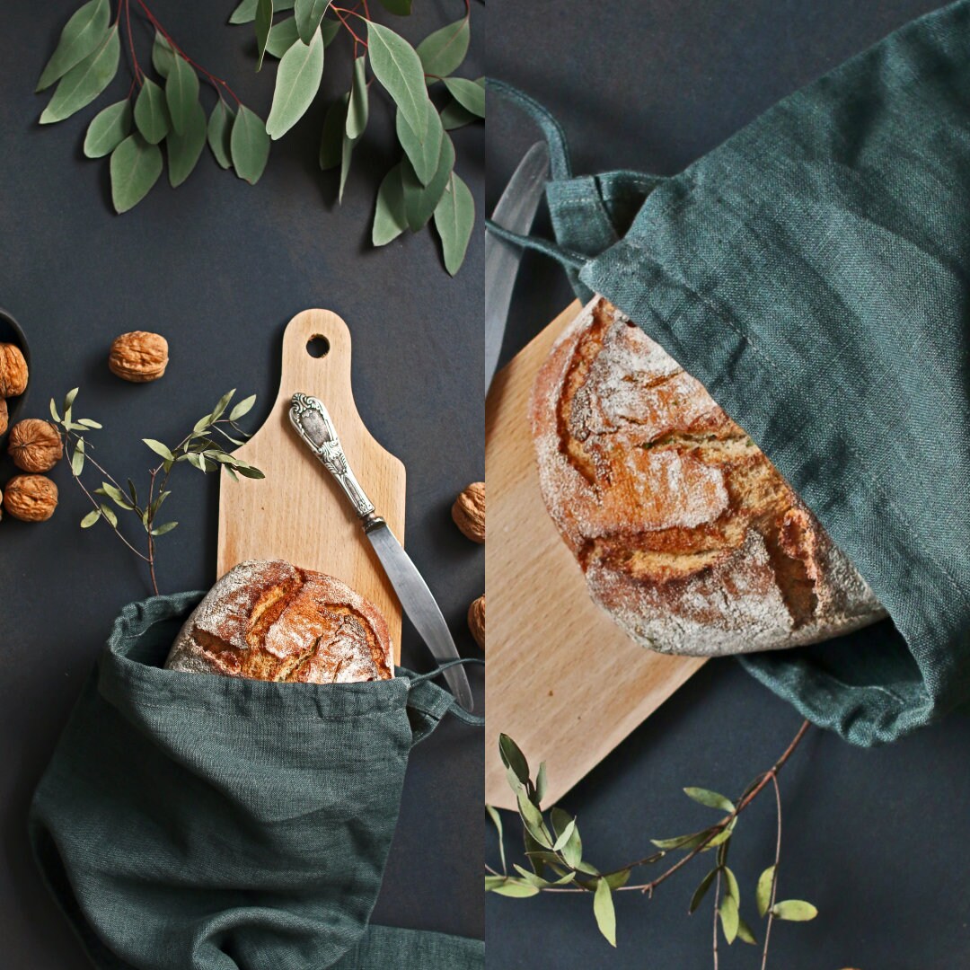 Cozy Homemade DIY Embroidered Bread Bag Towel