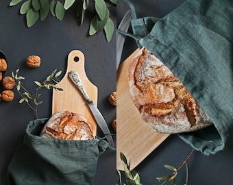 Brotbeutel aus Leinen