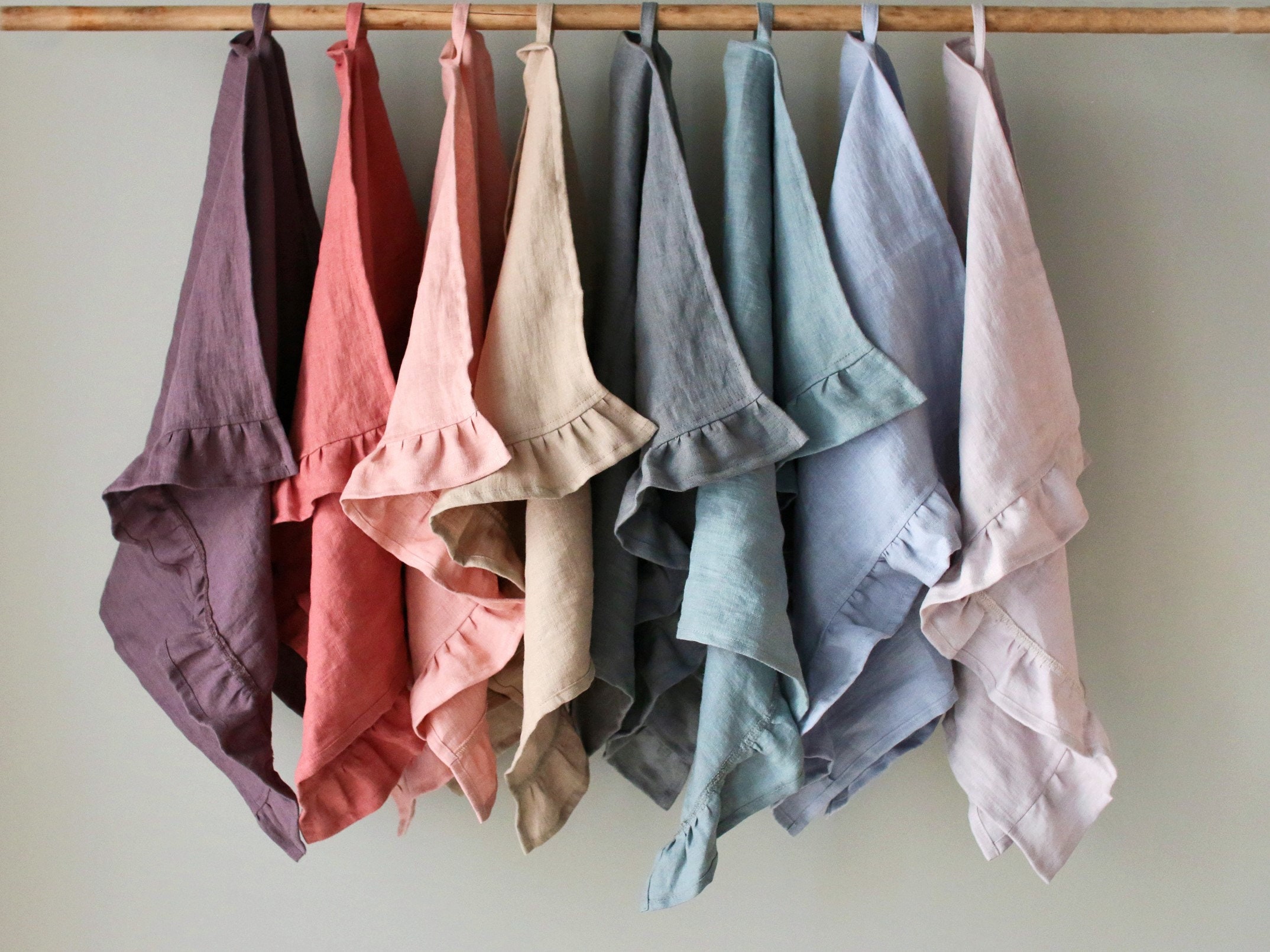 Vintage Ticking Tea Towel & Dish Cloth Set – Amana Woolen Mill