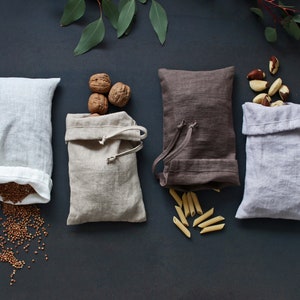 Leinen Aufbewahrungssack, Zero Waste Leinensack