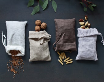 Linen storage bag, Zero Waste linen bag