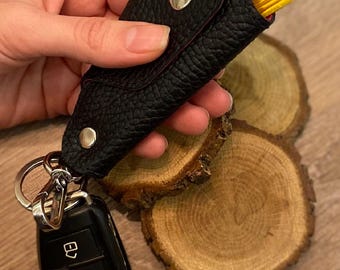 Handmade Full Grain Turkish Leather Key Holder, Key Organizer