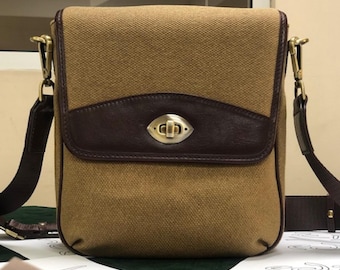 Vintage Coach Signature Demi Mini Pouch Retro 2000s Y2K +