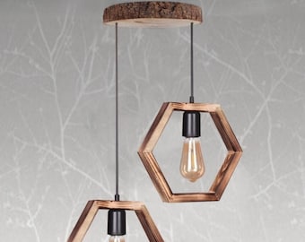 Double/Chandelier Lighting/Wooden/Four Bulbs/Dining Light/Farmhouse/Rustic Ceiling/Kitchen/Flush/Fixture Rope