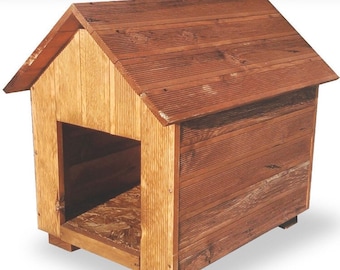 HiCaptain Waterproof Wooden Pet House Deluxe Solid Cedar Dog Kennel Universal Fits for Small Medium Large Animals