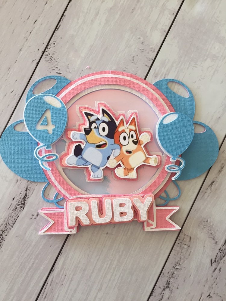Bluey Cake Topper Printable