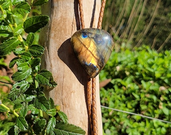 Labradorit-Bolo-Krawatte