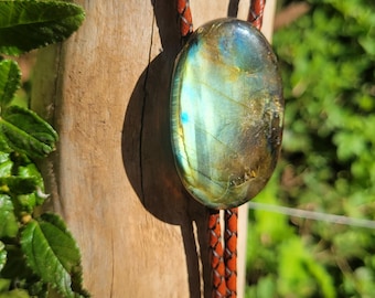 Labradorit-Bolo-Krawatte