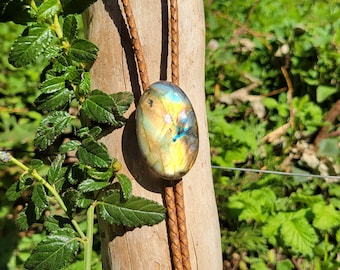 Labradorit-Bolo-Krawatte