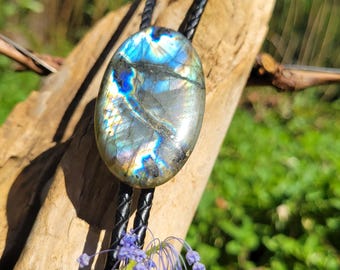 Labradorit-Bolo-Krawatte