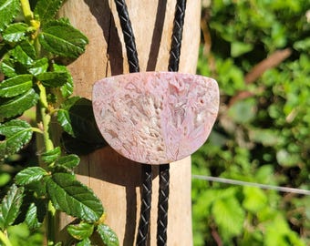 Feather Ridge Plume Achat Bolokrawatte