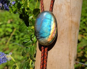 Labradorit-Bolo-Krawatte