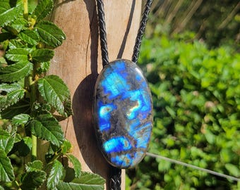 Labradorit-Bolo-Krawatte