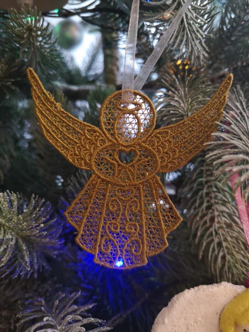 FSL Angels Free Standing Lace Machine Embroidery Designs Instant ...