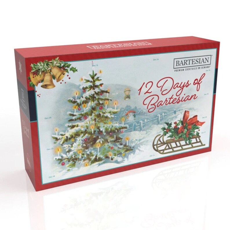 Bartesian Digital Menu Advent Calendar ONLY spoiler Alert Etsy