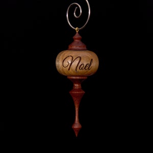 Laser Engraved Wooden Christmas Ornament