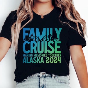 Family Cruise Shirts Alaska, Matching Cruise Crew Shirts, Custom Family Vacation Tees, Personalized Group Cruise Shirts, Cruising Alaska Shi