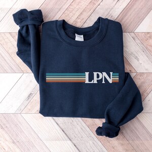 LPN Nurse Sweatshirt, Gift for LPN, Licensed Practical Nurse Sweater, Gift for Nursing School Student Graduation, LPN Crewneck Sweatshirt