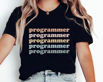 Computer Programmer Gift Software Engineer Shirt Computer Programmer Tee Programming Student T-Shirt Future Programmer Graduation Gift