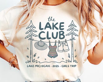 Personalized Lake Trip Shirt, Girls Weekend Lake Shirt, Family Lake Vacation Tee, Bachelorette Lake Trip Shirt, Lake Life Group Shirt