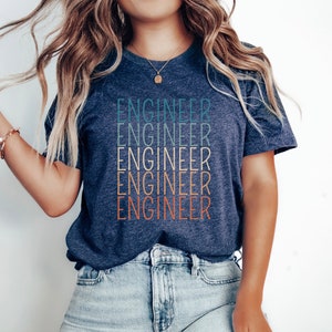 Cute Engineer Shirt, Engineering Gift for Engineering Student, Gift Idea for Future Engineer, New Engineer Graduation Gift
