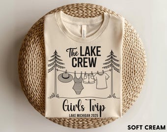 Personalized Lake Girls Trip Shirt, Girls Weekend Lake Shirt, Family Lake Vacation Tee, Bachelorette Lake Trip Shirt, Lake Life Group Shirt