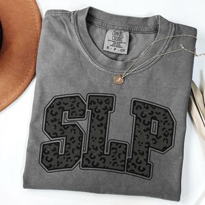 SLP T-Shirt in Comfort Colors, Cute Speech Therapy Shirt, Speech Therapist Tee, Language Pathologist Gift, Speech Therapist Gift, Grad Gift