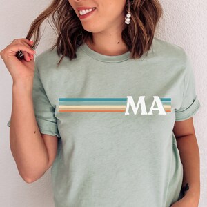 Massachusetts Shirt, Home State Shirt, MA State Tee, Massachusetts Travel Gift, Massachusetts Lover, Family Vacation, Girls Trip