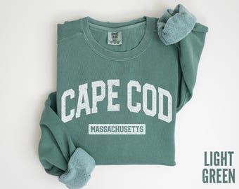 Comfort Colors Cape Cod Sweatshirt Minimalist Sweater Massachusetts Shirt Cape Cod Crewneck Sweater Massachusetts Gifts