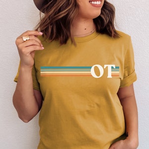 Occupational Therapist Shirt, Retro OT T-Shirt, Gift for Therapist, OT Student