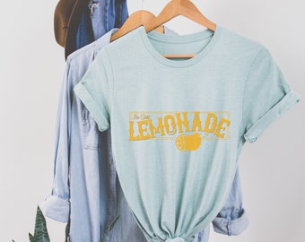 Lemonade Shirt, Summer Graphic Tee, Spring Shirt, Lemons, Shirt for Mom, Retro Summer Tee, Vintage Style Shirt, Vacation Tee