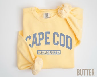 Comfort Colors Cape Cod Sweatshirt Minimalist Sweater Massachusetts Shirt Cape Cod Crewneck Sweater Massachusetts Gifts