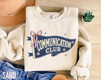 Retro SLP Speech Therapy Sweatshirt, Speech Therapist Gift, Language Pathologist Crewneck