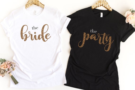 Leopard Print Bridal Party Shirt 