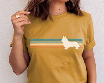 Retro Corgi Shirt, Cute Corgi Mom Shirt, Corgi Dog T-Shirt, Corgi Mom Tee, Corgi Dog Gifts,