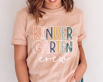 Kindergarten Teacher Shirt, Gift for Kindergarten Teacher, Kindergarten Teacher Tee, Teacher Appreciation Shirt, Kindergarten Tee