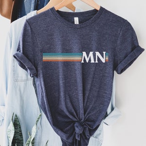Minnesota Shirt, Home State Shirt, MN State Tee, Minnesota travel Gift, Minnesota Lover T-Shirt, Family Vacation, Road Trip Tee