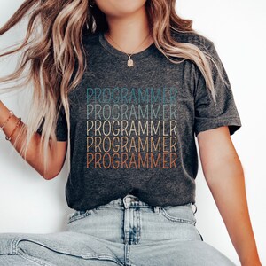 Computer Programmer Gift Software Engineer Shirt Computer Programmer Tee Programming Student T-Shirt Future Programmer Graduation Gift Dark Grey Heather