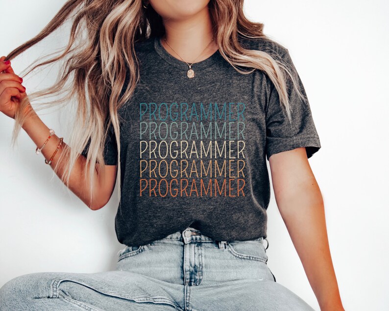 Computer Programmer Gift Software Engineer Shirt Computer Programmer Tee Programming Student T-Shirt Future Programmer Graduation Gift Dark Grey Heather