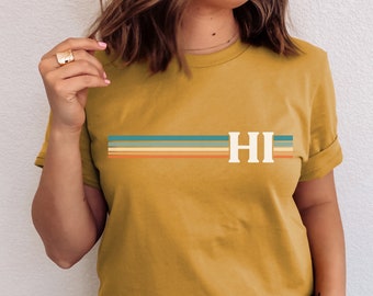 Hawaii Shirt, Hawaii State Shirt, HI T-Shirt, Hawaii Graphic Tee, The Aloha State, Hawaiian Shirt, Hawaii Vacation, Family Trip, Hawaii Gift