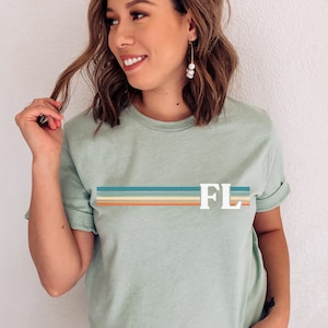 Florida State Shirt, Home State T-shirt, Florida Map Tee, Florida Travel Gifts, Florida Souvenir, Family Vacation Tee