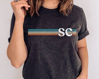 South Carolina State Shirt, Home State T-Shirt, SC State Tee, South Carolina Travel Gift, South Carolina Lover, Family Vacation, Road Trip
