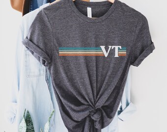 Vermont State Shirt, Home State T-Shirt, VT State Tee, Vermont Travel Gift, Vermont Lover T-Shirt, Family Vacation, Road Trip Tee